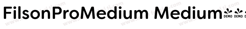FilsonProMedium Medium字体转换
